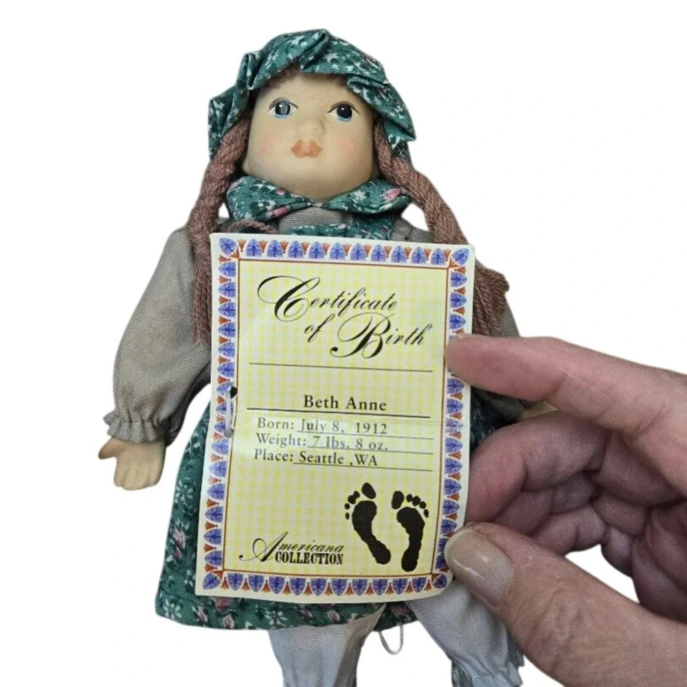 Americana Collection‎ Hand Painted Porcelain Children Dolls Lot 9 Vintage Style